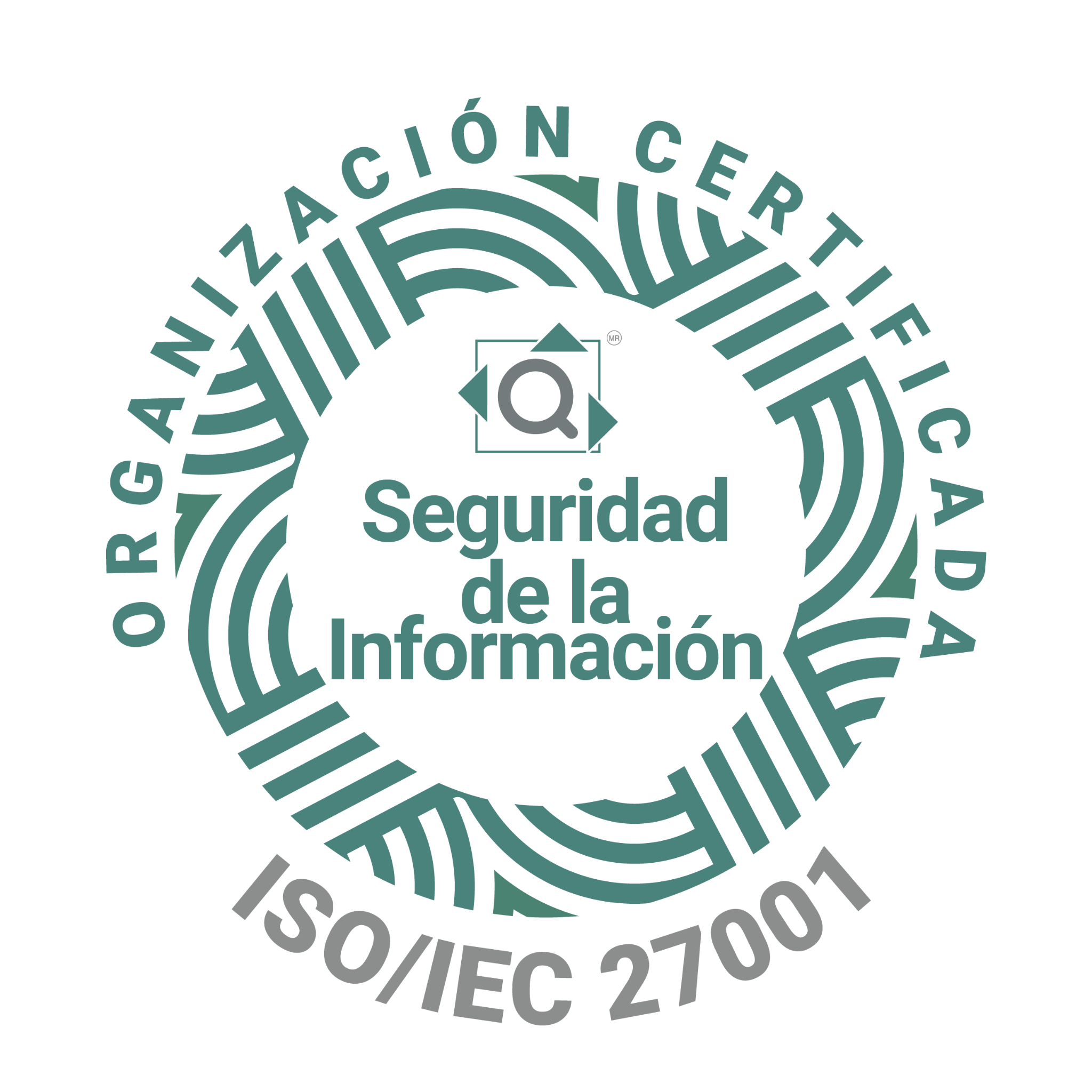 Logotipo de certificación de seguridad de la información ISO/IEC 27001